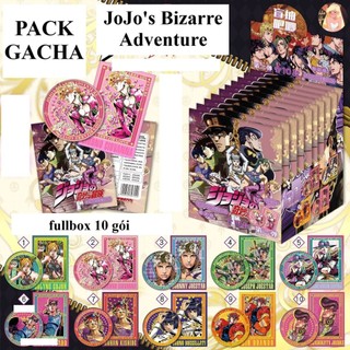 [SẴN-3 MẪU] new Combo gói Huy hiệu và thẻ JoJo's bizarre adventure / huy hiệu 75mm và thẻ card fullbox anime