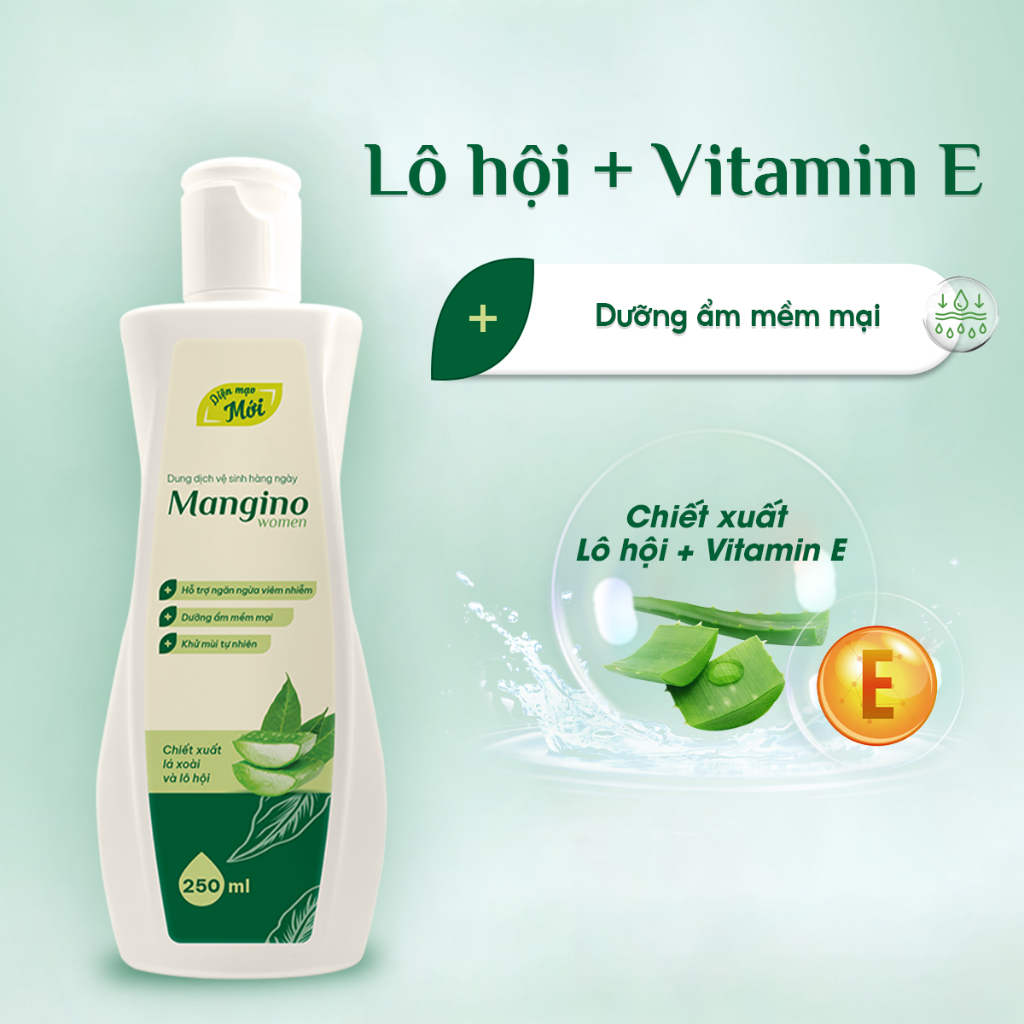Thiết kế của Dung Dịch Vệ Sinh Phụ Nữ Mangino Women Cao Cấp