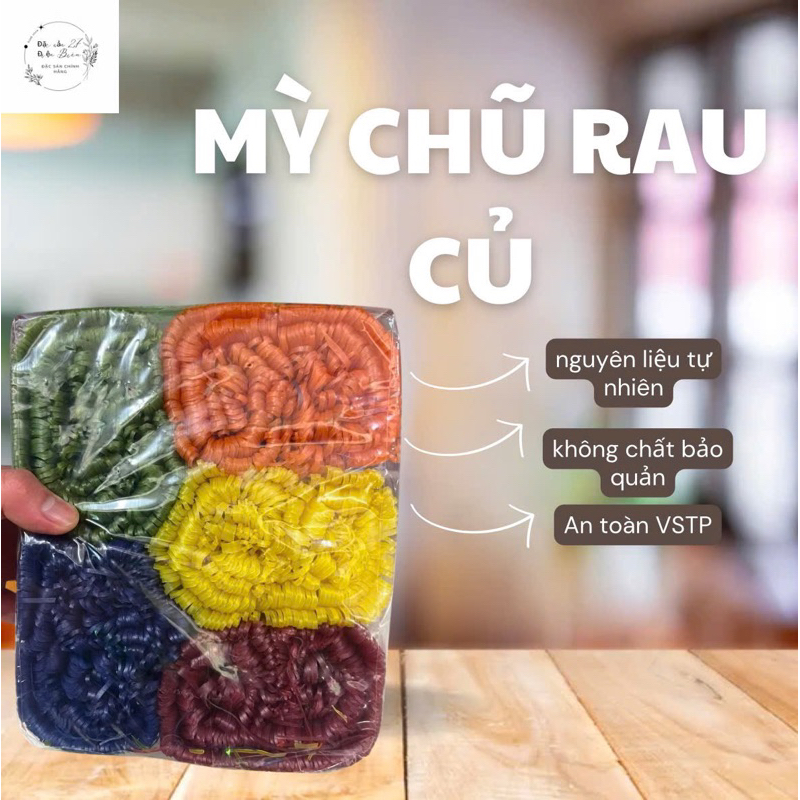 ( Đặc sản Điện Biên) Mỳ chũ dinh dưỡng ngũ sắc rau củ số 1 Điện Biên