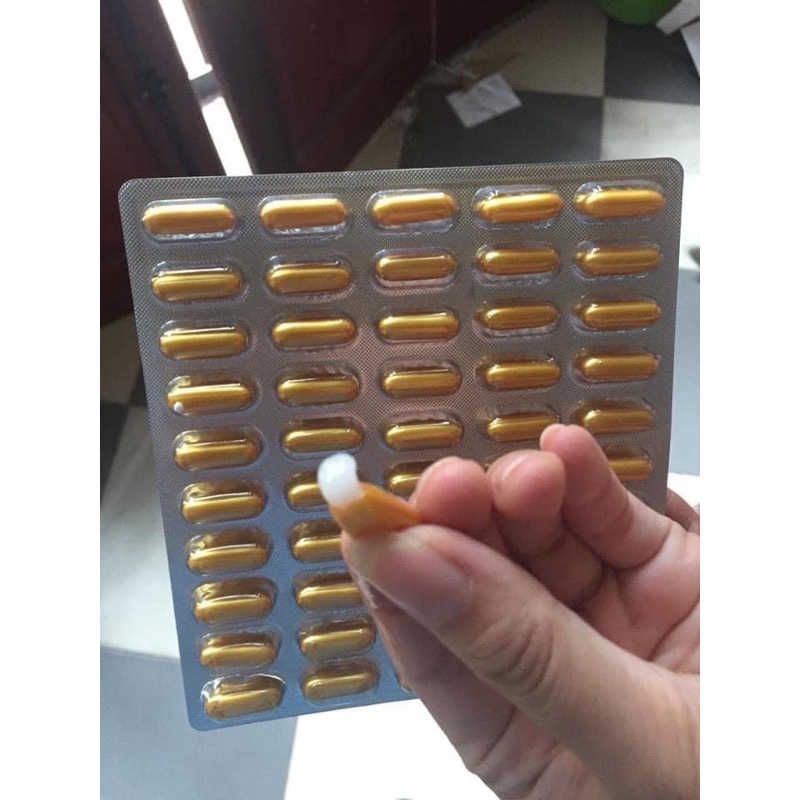 Viên Thải Chì Haosani, Viên Hút Chì Chiết Xuất Lô Hội, Sản Phẩm Hỗ Trợ Hút Chì Giúp Sạch Da, Sáng Da, Hộp 100 Viên