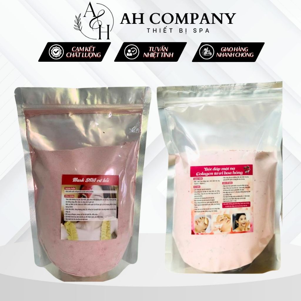 Bột Mặt Nạ Collagen Hoa Hồng Cánh, Sản Phẩm Giúp Tăng Độ Ẩm, Độ Đàn Hồi, Trẻ Hoá Da Với Collagen