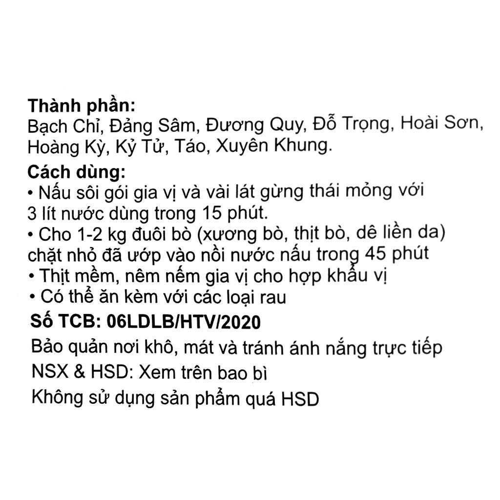Gia Vị Nấu Lẩu Thái/ Lẩu Dê/ Lẩu Bò/ Súp Gà/ Tom Yum Soup, Thai Hotpot Herbs & Spices Vipep