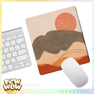Bàn Di Chuột / Lót Chuột Cao Su Vải 20.3x17.8cm Phong Cách Hoạ Tiết Phong Cảnh Abstract Landscape Đơn Giản Tinh Tế