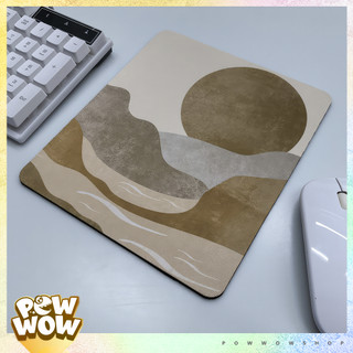 Bàn Di Chuột / Lót Chuột Cao Su Vải 20.3x17.8cm Phong Cách Hoạ Tiết Phong Cảnh Abstract Landscape Đơn Giản Tinh Tế