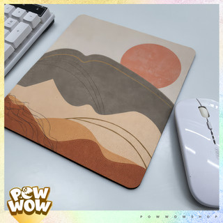 Bàn Di Chuột / Lót Chuột Cao Su Vải 20.3x17.8cm Phong Cách Hoạ Tiết Phong Cảnh Abstract Landscape Đơn Giản Tinh Tế