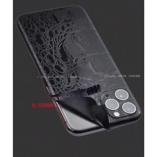 SKIN VÂN GIẢ DA CÁ SẤU DÀNH CHO IPHONE 16 PROMAX 15 PROMAX 15 PRO14 PROMAX 14 14 PRO 14 PLUS 13 PROMAX