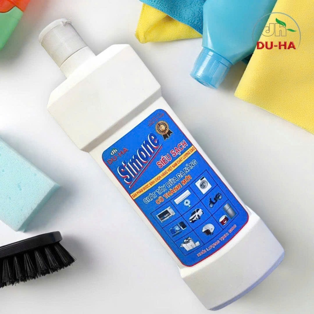 Tẩy Rửa Đa Năng SIMONE Chai Lớn 800gr Tẩy Sạch Cặn Canxi Rỉ Sét Kim Loại Nhựa Dơ Máy Móc