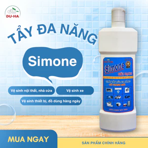 Tẩy Rửa Đa Năng SIMONE Chai Lớn 800gr Tẩy Sạch Cặn Canxi Rỉ Sét Kim Loại Nhựa Dơ Máy Móc
