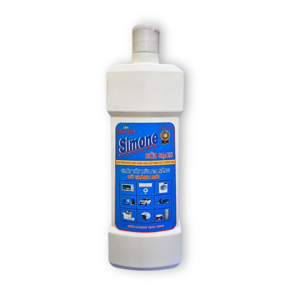 Tẩy Rửa Đa Năng SIMONE Chai Lớn 800gr Tẩy Sạch Cặn Canxi Rỉ Sét Kim Loại Nhựa Dơ Máy Móc