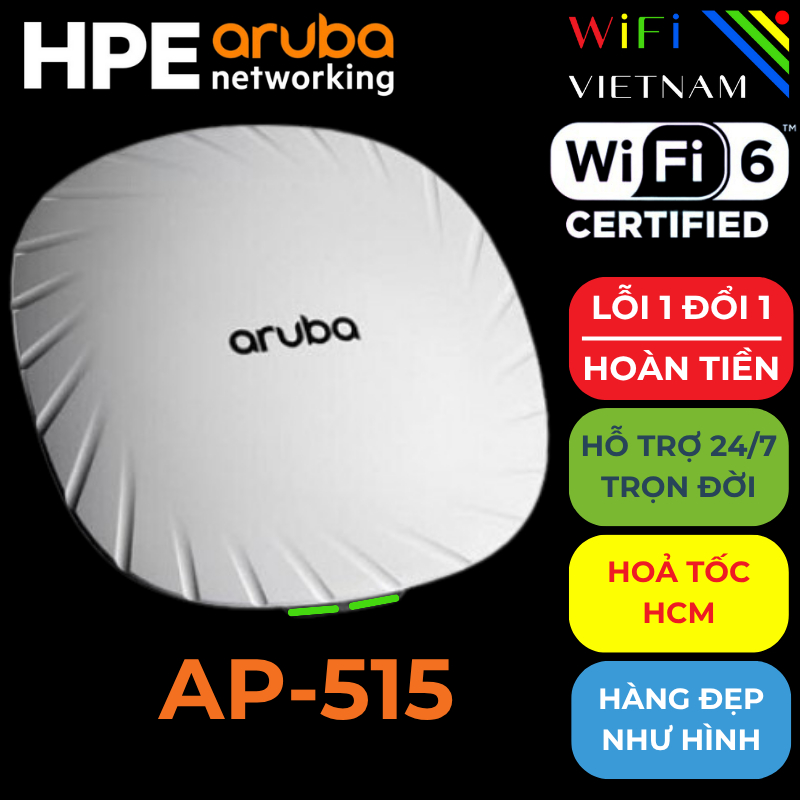🇺🇸 Aruba 515 WiFi6 (802.11ax) chuẩn AX (AP-515-US / AP-515-RW) | Shopee ...