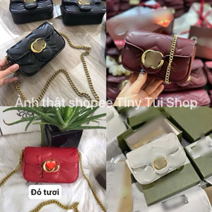 Túi G tim hot trend sz 18 da mền trần trám siêu đẹp đeo chéo đeo vai cực xinh