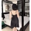 HT156 Váy ngủ 2 dây cổ đổ dáng suông xẻ hông sang chảnh,đồ ngủ lụa đơn giản tôn dáng HT156