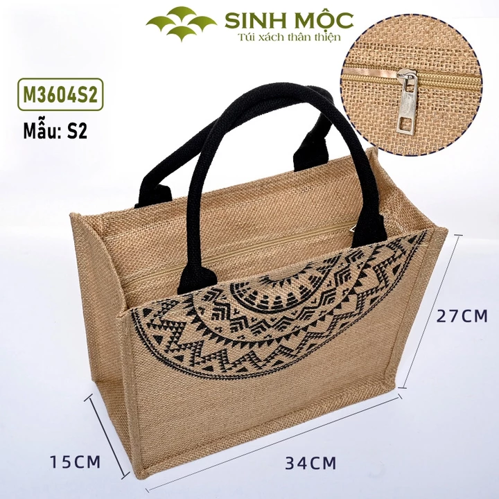 Sinh Mộc Women's Woven Straw Bag – Water-Resistant, for the Beach · M3603 – 7