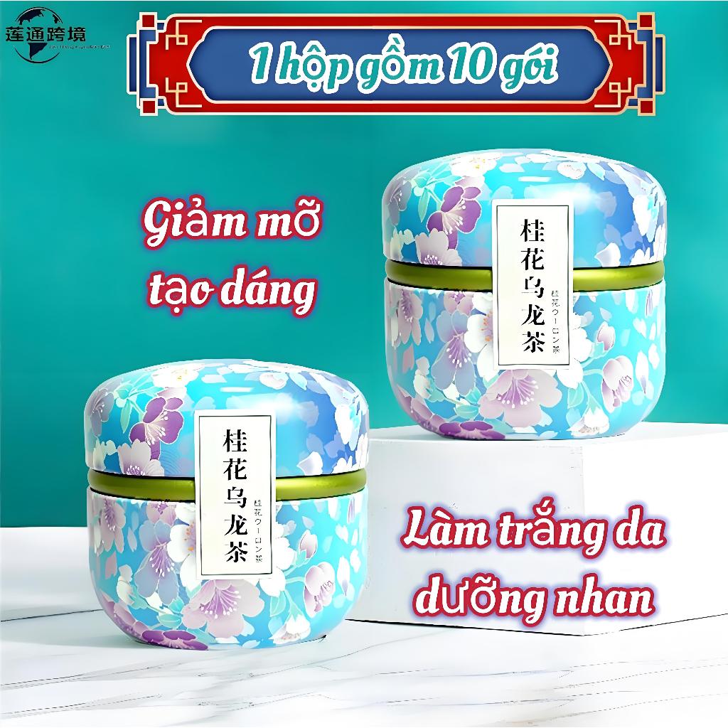 Trà thảo mộc thiên nhiên Bao bì sang trọng Sáng da Giảm mỡ thon dáng 100% tự nhiên nguyên chất