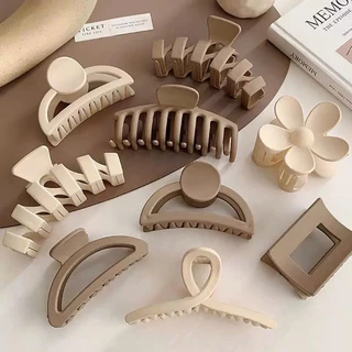 Kẹp tóc càng cua Hàn Quốc nữ đẹp AAA iLita hottrend loại nhám cỡ size lớn cặp búi tóc dễ thương cào