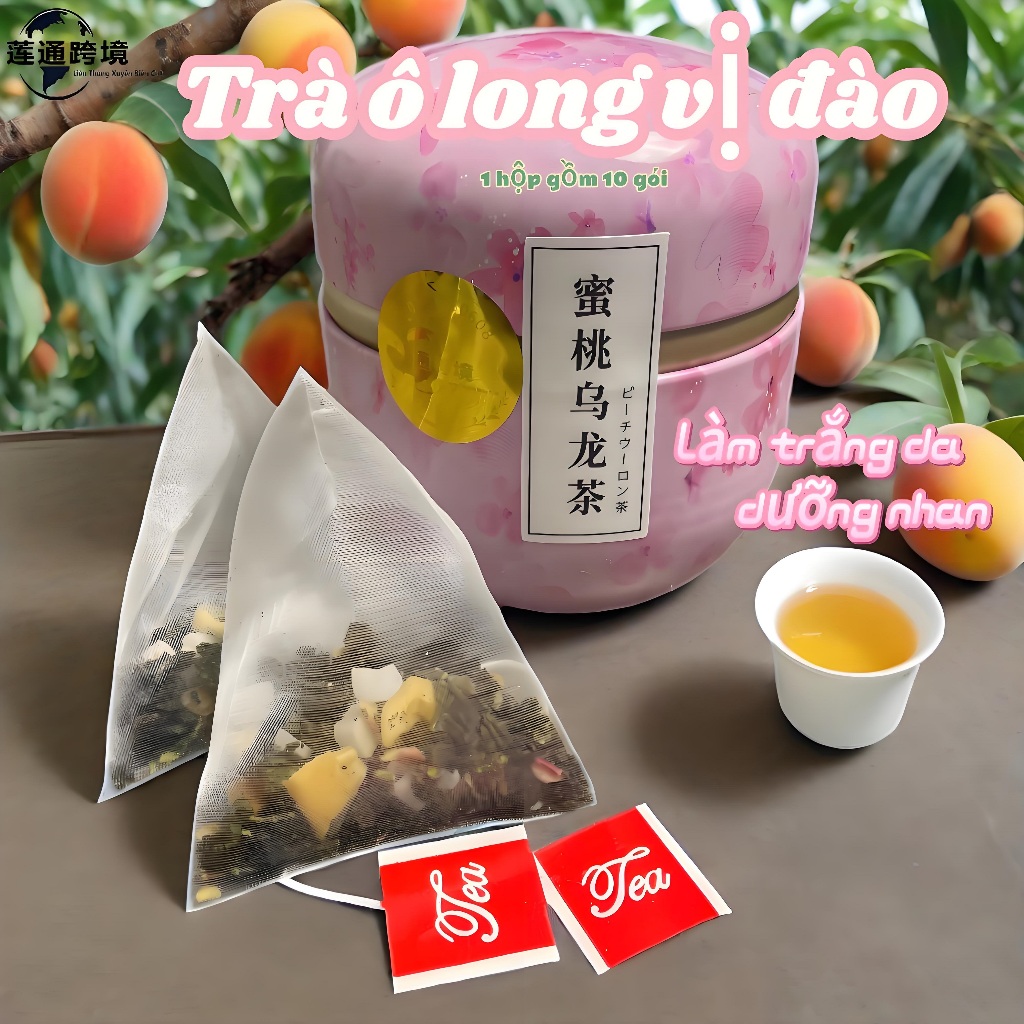 Trà thảo mộc thiên nhiên Bao bì sang trọng Sáng da Giảm mỡ thon dáng 100% tự nhiên nguyên chất