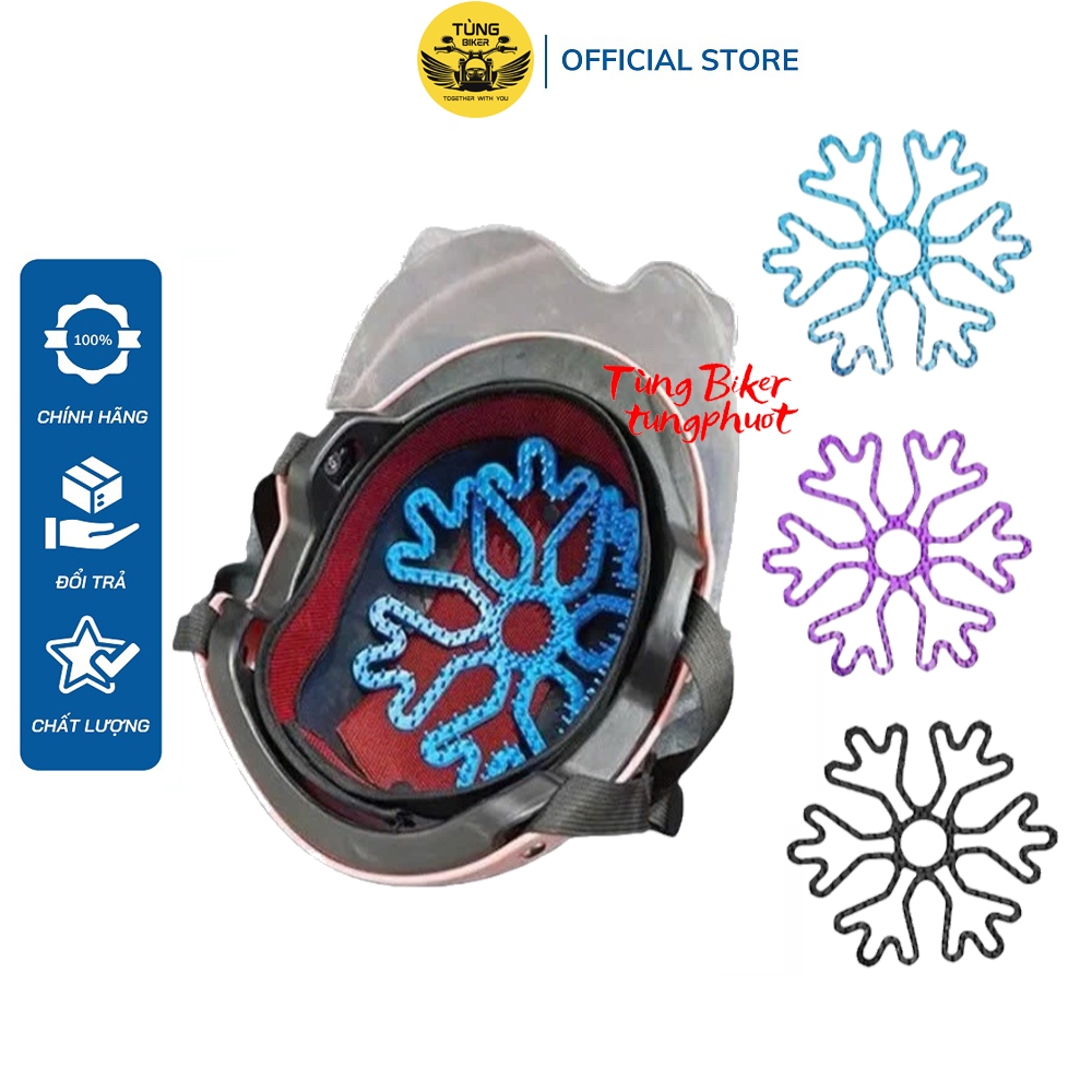 Miếng Lót Nón Bảo Hiểm Xe Máy, Xe Đạp, Giúp Thoáng Khí, Bảo vệ Da Đầu Cho Người Lớn và Trẻ Em