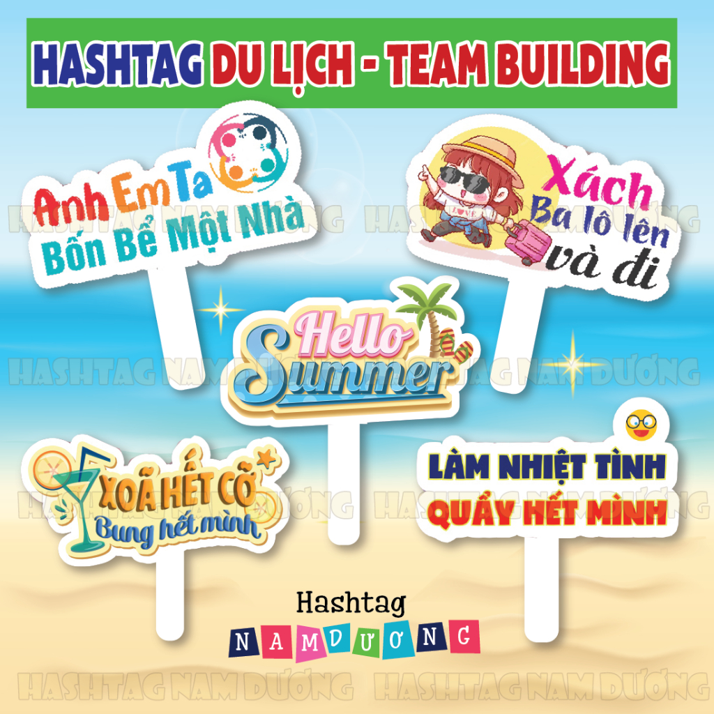 [Hoả Tốc 2H] Hashtag Du Lịch, Team Building, Hashtag Công Ty - Mẫu Mới ...