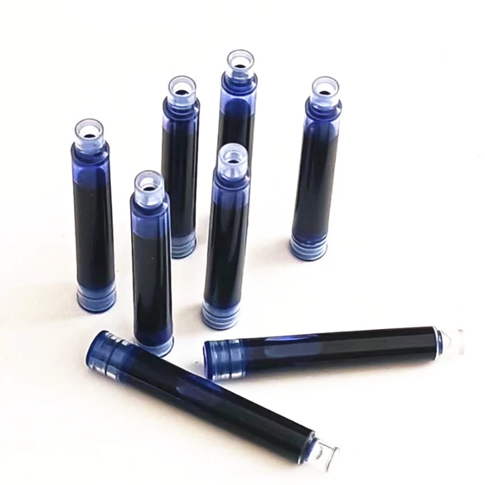 Combo 10 Ống Mực 3.4mm Màu Xanh Dùng Cho Bút Máy