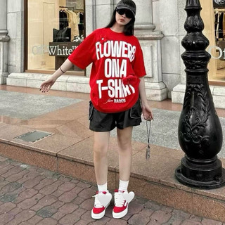 Giày thể thao bigsize nam nữ cổ thấp mùa hè màu đỏ trắng đế bằng êm nhẹ cao cấp , sneaker thời trang trượt ván big size