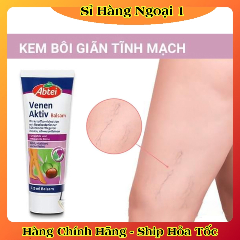 Kem Bôi giãn tĩnh mạch Abtei Venen Aktiv 125ML của Đức