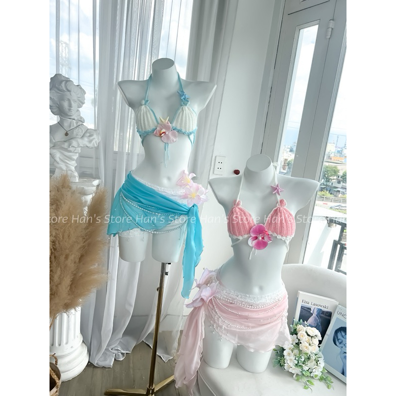 [HAN’S STORE](SẴN TÙY MÀU)-SET BIKINI ĐI BIỂN HOTTREND MÙA HÈ 2025 CUSTOM CHUẨN CHỈNH (ẢNH THẬT