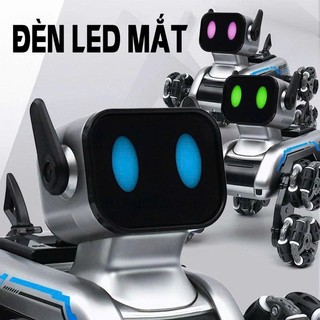 Ô tô 8 bánh chó ROBOT thông minh cảm biến, cử chỉ lạ mắt leo cầu thang dễ dàng