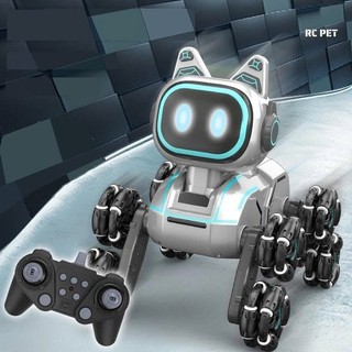 Ô tô 8 bánh chó ROBOT thông minh cảm biến, cử chỉ lạ mắt leo cầu thang dễ dàng