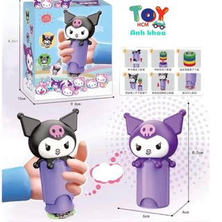 Đồ chơi con dấu dán hình sticker kuromi kèm hình dán siêu kute cho bé