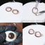 Lens mắt 428 Choco màu socola tự nhiên, không viền, dùng 1 lần, lens 1 ngày hãng LUNA EYES