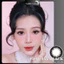 Lens mắt 166 Black màu đen giãn tròng, size lớn, dùng 1 lần, lens 1 ngày hãng LUNA EYES