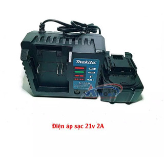 Sạc Cốc bulong pin, sạc pin máy khoan máy bulong pin makita 21V sử dụng chân pin phổ thông tiện dụng