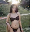 Bikini 2 mảnh đi biển màu nâu khoen phụ kiện ( che tên)