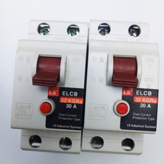 Aptomat chống giật ELCB LS -CB chống rò ,cầu dao tự động  20-30A 220v hàn quốc