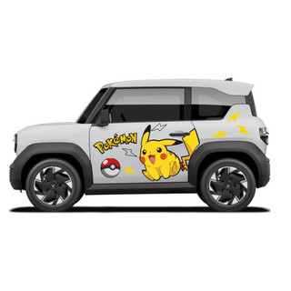 Tem 2 bên sườn Cực Chất, Hàng 3 Lớp Chất Lượng Cao ,Team Decal vf3 Pikachu Pokemon