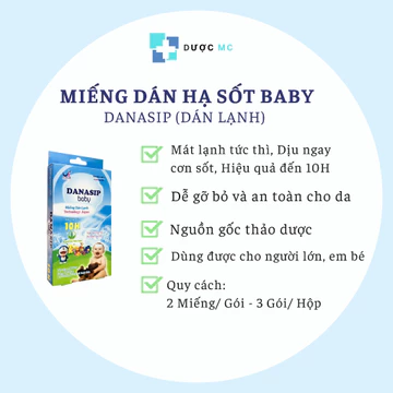 [2 Miếng/ Gói -3 Gói/ Hộp] MIẾNG DÁN HẠ SỐT NHA ĐAM, DÁN LẠNH CHO NGƯỜI LỚN VÀ TRẺ EM