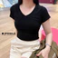 XẢ KHO ÁO THUN NỮ BODY CỔ TIM NGẮN TAY VẢI COTTON BORIP MỀM MỊN MÁT MẺ FORM ĐẸP BI.POSILÁ Áo Kiểu Nữ