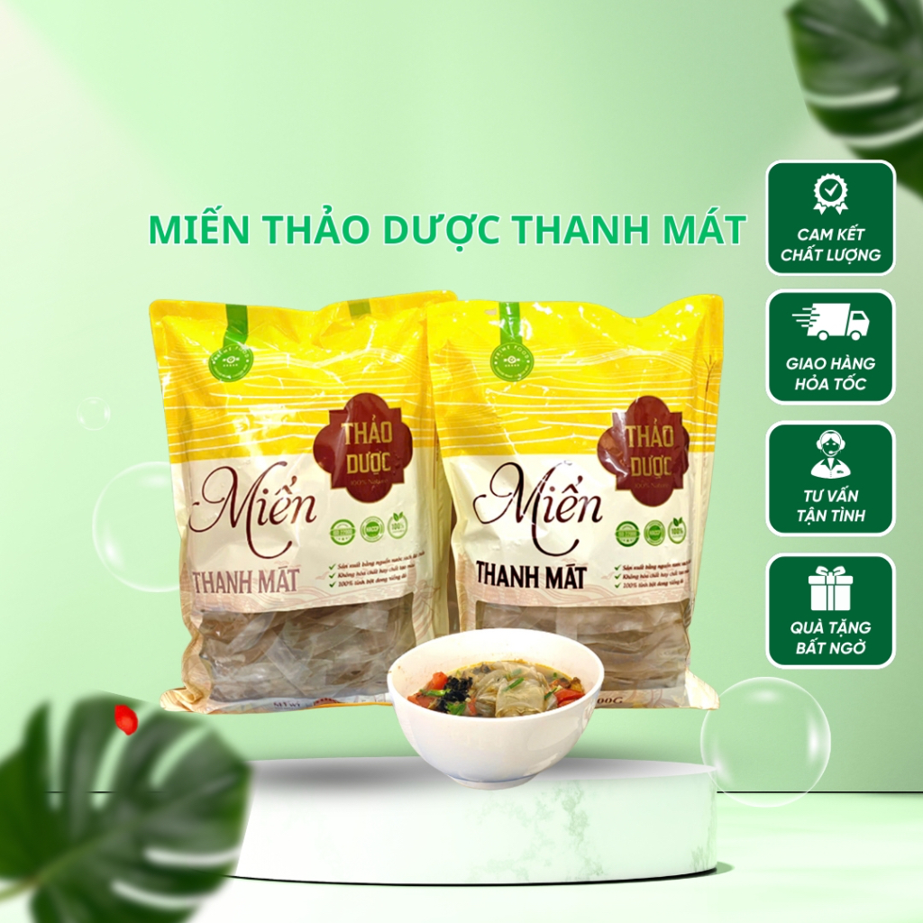 Miến Thanh Mát Thảo Dược - Miến Dong Riềng Đỏ Ngon Lành Bổ Dưỡng 1 Gói ...