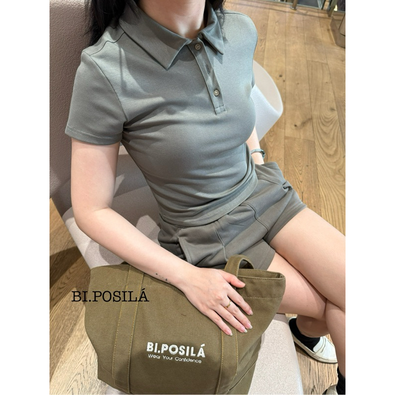 [A10] ÁO THUN POLO NỮ BASIC DÁNG LỬNG FORM SLIMFIT VẢI COTTON BORIP MỀM MỊN MÁT BI.POSILÁ Áo Sinh Viên