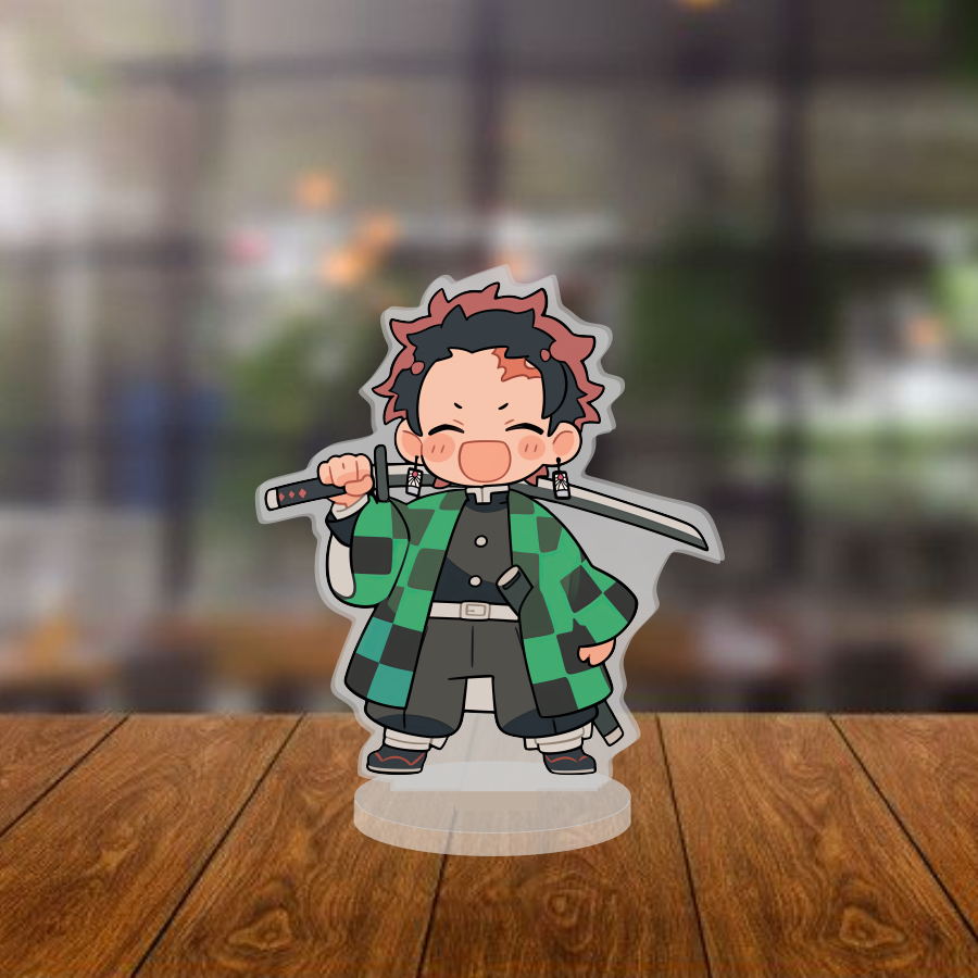 Mô hình Standee Anime Kimetsu no Yaiba Demon Slayer Thanh Gươm Quỷ acrylic anime trang trí để bàn góc học tập (KT :15cm)