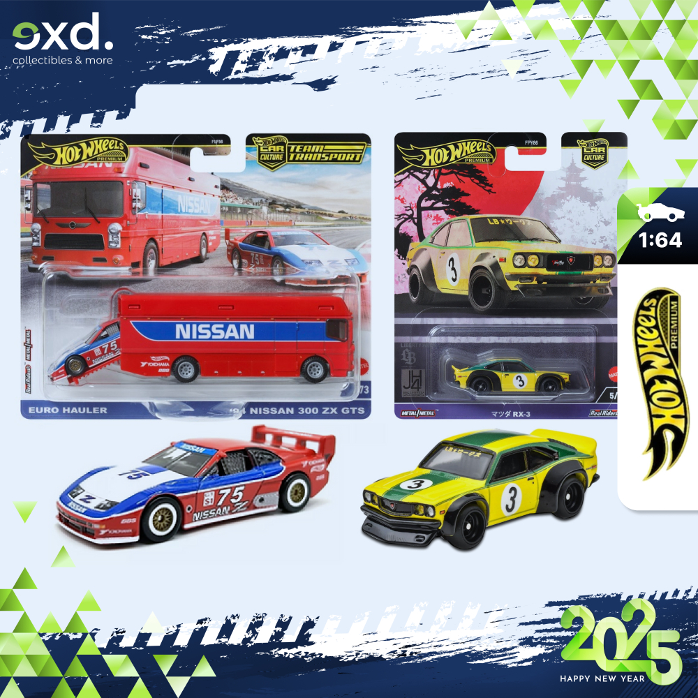 HOT WHEELS Premium | LBWK RX3 Nissan 300 ZX GTS Euro Hauler Đồ Chơi Xe ...