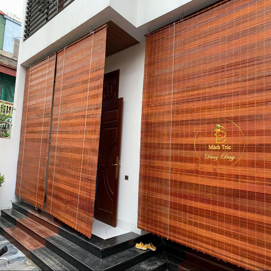 Ngang 2,5m Cao 1,5m/ 2m/ 2,5m/ 3m Mành Tre Che Nắng Ban Công Ngoài Trời ...