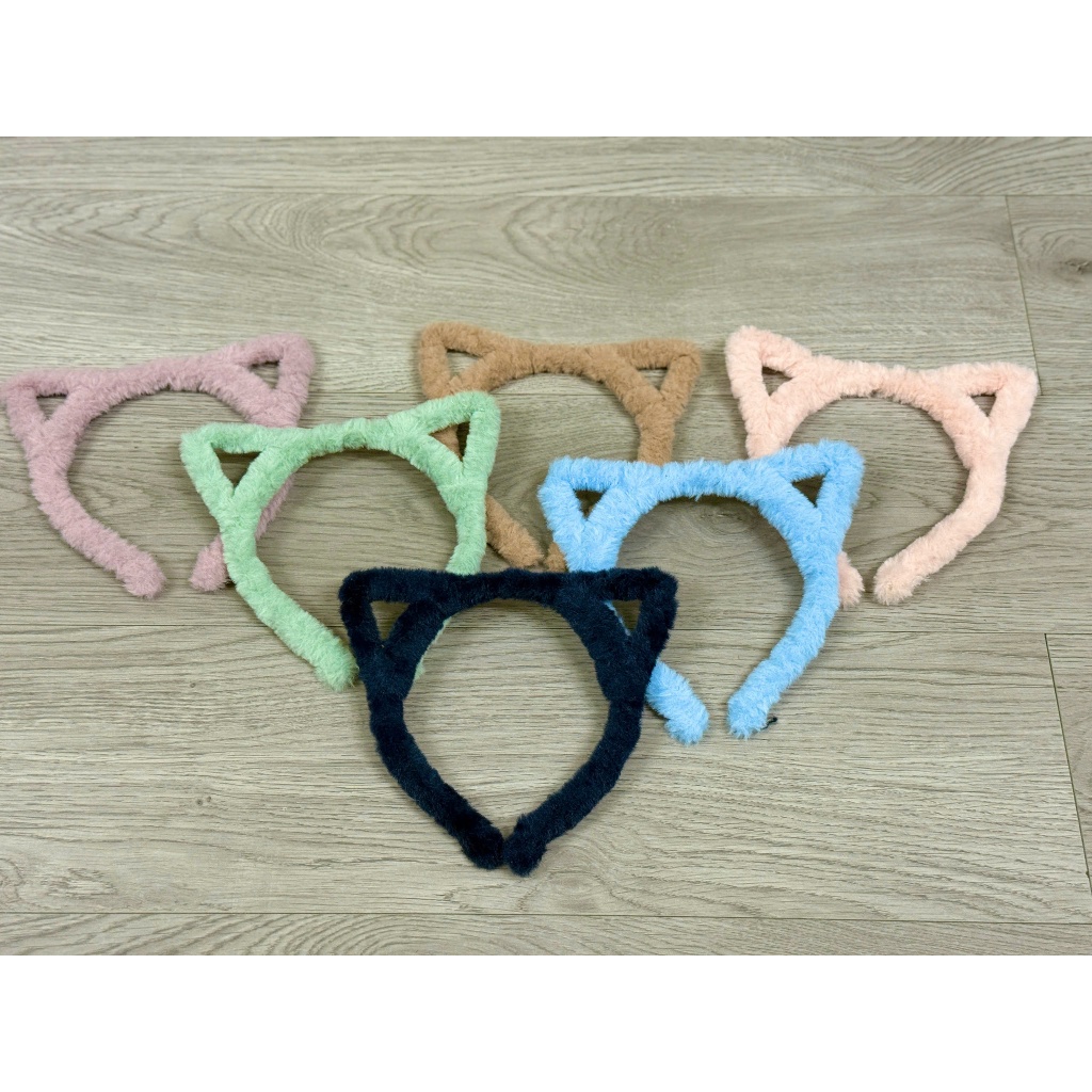 Cài tóc, Bờm tai mèo/gấu bông xinh yêu dễ thương lông xù cute nhiều màu