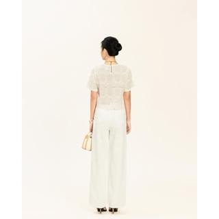 Quần Jean Ống Rộng JP Fashion, Dáng Suông Tôn Dáng, 2 Màu Trắng & Kem, Chất Jean Mềm Mại 11111832