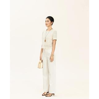 Quần Jean Ống Rộng JP Fashion, Dáng Suông Tôn Dáng, 2 Màu Trắng & Kem, Chất Jean Mềm Mại 11111832