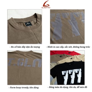 Áo Thun Boxy Gladimax Form Rộng Unisex Nam Nữ l Chất Cotton 280GSM Cao Cấp - CT161
