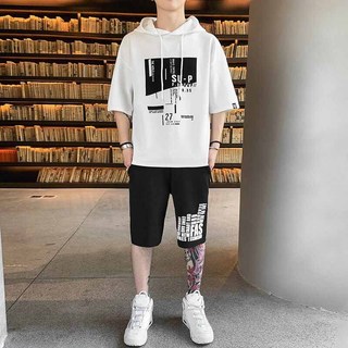 ⚡️Siêu Phẩm⚡️ Đồ bộ thể nam có nón, sét quần áo mặc nhà chất thun lưới mè kèm mũ SU-P K1