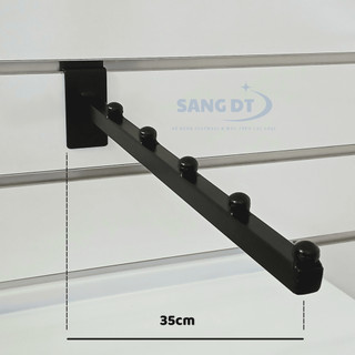 MÓC BI TREO QUẦN ÁO CÀI KỆ RÃNH/BẮN VÍT/CÀI CÂY 13X26MM SẮT CAO CẤP CHỐNG GỈ DÀI 35CM