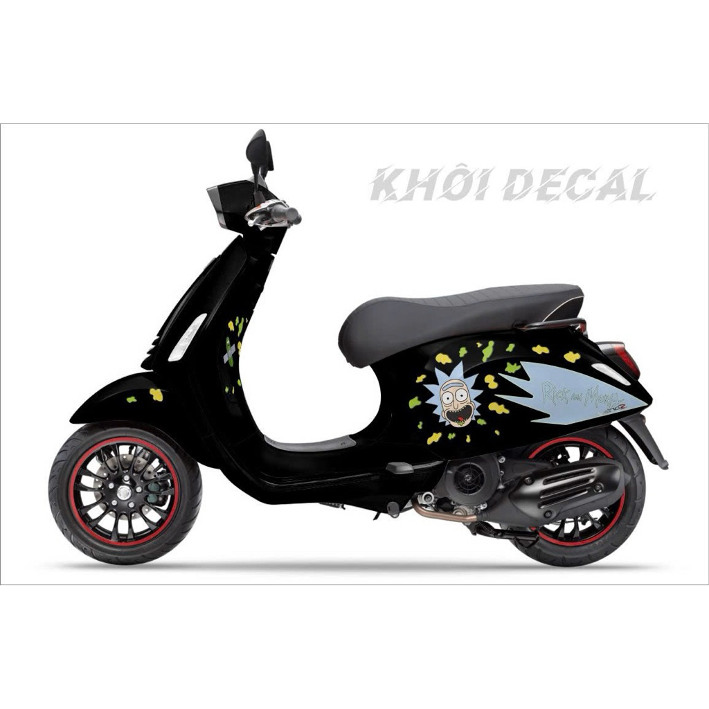 Tem Vespa print siêu đẹp