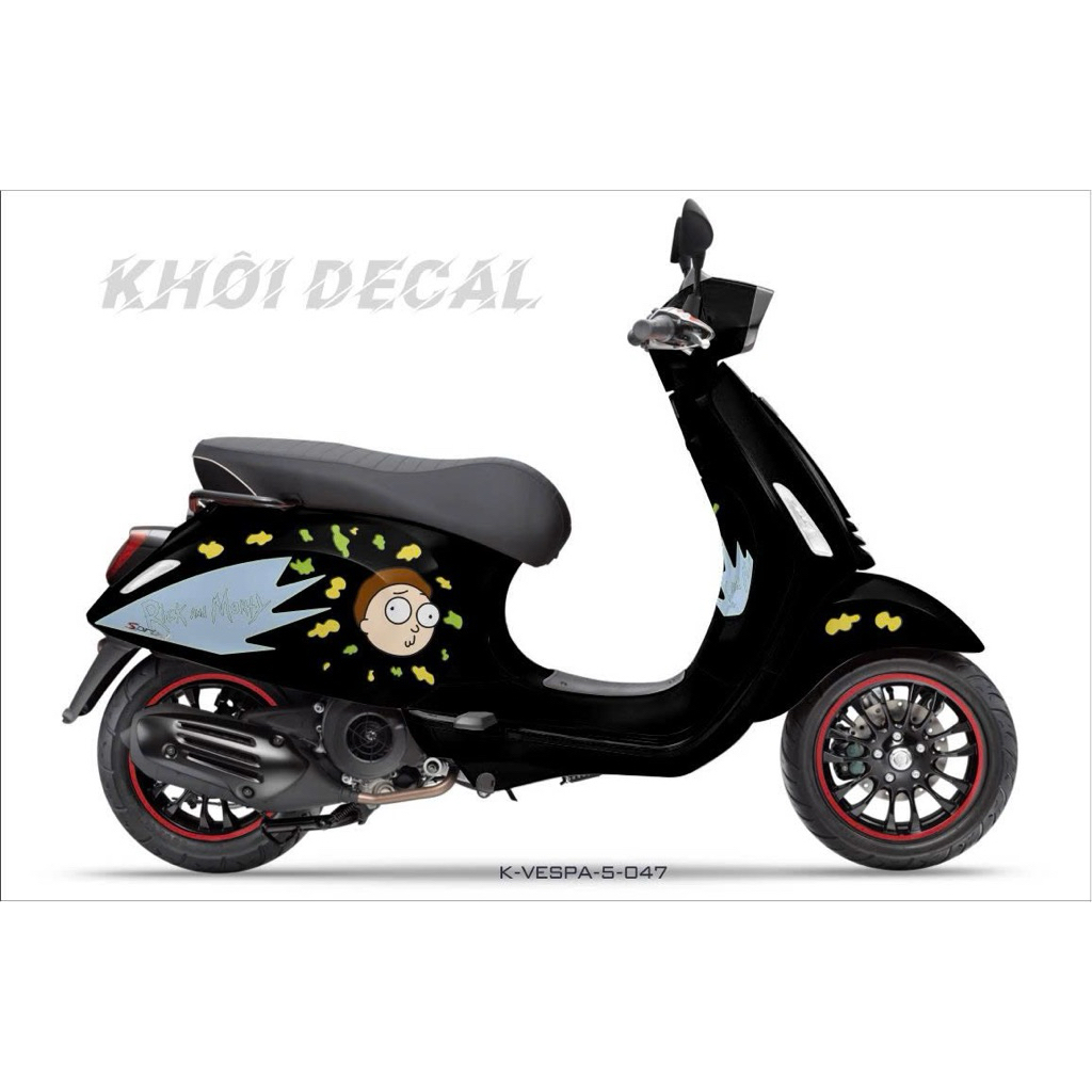 Tem Vespa print siêu đẹp